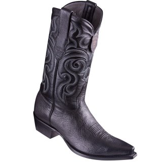New Arrivals Los Altos Men's Bull Shoulder Cowboy Boots | Black