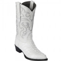New Arrivals Los Altos Men's White Crocodile Boots | White