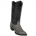 New Arrivals Los Altos Men's Mens Belly Caiman Cowboy Boots J-Toe | Porto Grey