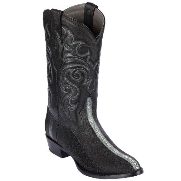New Arrivals Los Altos Men's Row-Stone Stingray Boots | Black