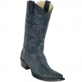 New Arrivals Los Altos Men's Ostrich Leg Boots Rustic Blue | Blue