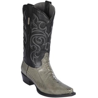 New Arrivals Los Altos Men's Grey Ostrich Leg Cowboy Boots | Grey