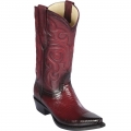 New Arrivals Los Altos Men's Faded Burgundy Lizard Cowboy Boots | Burgundy