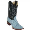 New Arrivals Los Altos Men's Mens Blue Ostrich Boots | Blue Rustic