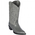 New Arrivals Los Altos Men's Grey Teju Lizard Boots | Gray