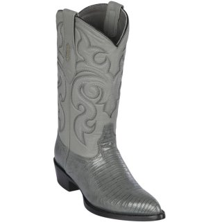 New Arrivals Los Altos Men's Grey Teju Lizard Boots | Gray