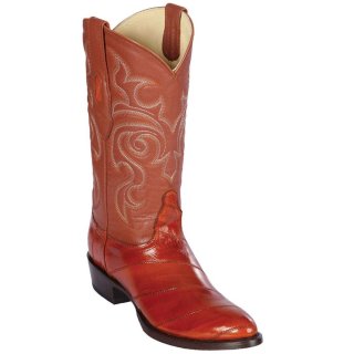 New Arrivals Los Altos Men's Eel Cowboy Boot | Cognac