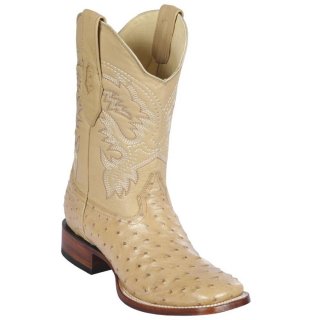 New Arrivals Los Altos Men's Oryx Ostrich Square Toe Western Boots | Oryx