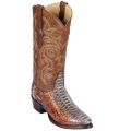 New Arrivals Los Altos Men's Mens Snakeskin Boots | Rustic Cognac