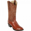 New Arrivals Los Altos Men's Brandy Ostrich Boots | Brandy