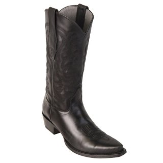 New Arrivals Los Altos Men's Snip Toe Cowboy Boots | Black