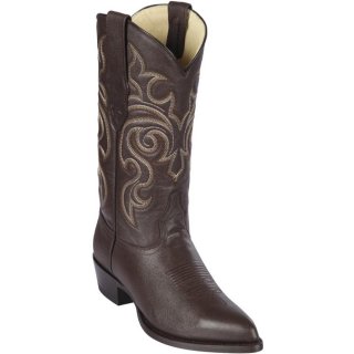 New Arrivals Los Altos Men's Brown Cowboy Boots J-Toe | Brown