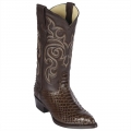 New Arrivals Los Altos Men's Brown Snakeskin Boots | Brown