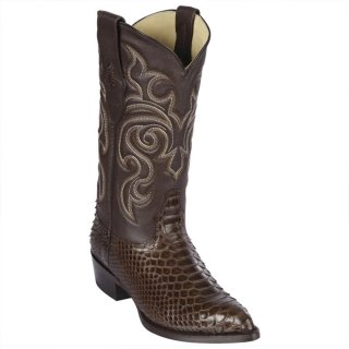 New Arrivals Los Altos Men's Brown Snakeskin Boots | Brown