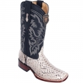 New Arrivals Los Altos Men's Natural Python Square Toe Boots | Natural