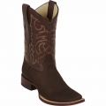 New Arrivals Los Altos Men's Brown Cowboy Boots Square Toe | Camel Brown