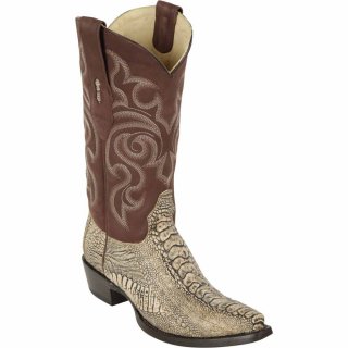 New Arrivals Los Altos Men's Ostrich Leg Cowboy Boots Oryx | Oryx