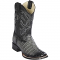 New Arrivals Los Altos Men's Grey Caiman Boots | Grey