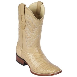 New Arrivals Los Altos Men's Caiman Belly Oryx Square Toe Cowboy Boots | Oryx