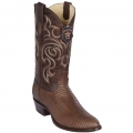 New Arrivals Los Altos Men's Brown Lizard Cowboy Boots | Brown