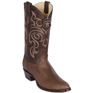 New Arrivals Los Altos Men's Brown Lizard Cowboy Boots | Brown