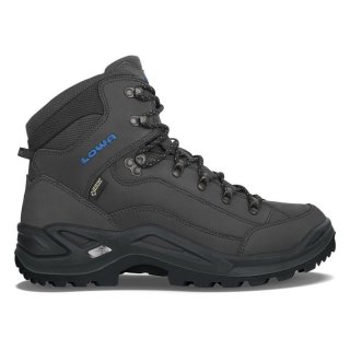 Lowa Men's Renegade GTX Mid-Anthracite/Steel Blue | Free Shipping