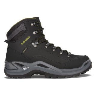 Lowa Men's Renegade GTX Mid-Black/Olive | Free Shipping
