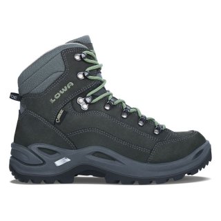 Lowa Women's Renegade GTX Mid Ws-Graphite/Jade | Free Shipping