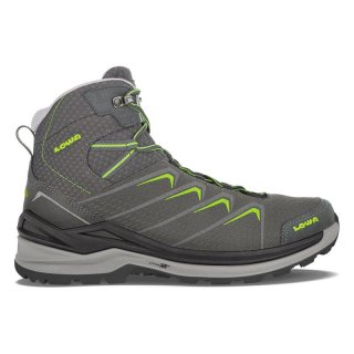 Lowa Men's Ferrox Pro GTX Mid-Graphite/Lime | Free Shipping