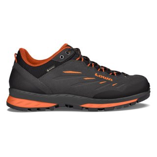 Lowa Men's Delago GTX Lo-Anthracite/Flame | Free Shipping