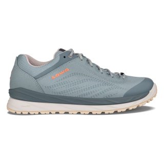 Lowa Women's Malta GTX Lo Ws-Ice Blue/Mandarin | Free Shipping