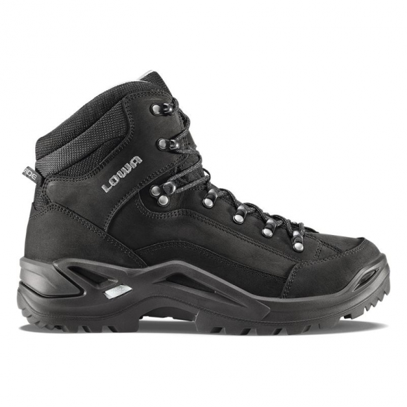Lowa Men's Renegade LL Mid-Black | Free Shipping