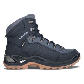 Lowa Women's Renegade Warm GTX Mid Ws-Navy/Ice Blue | Free Shipping