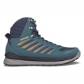 Lowa Men's Axos GTX Mid-Steel Blue/Orange | Free Shipping