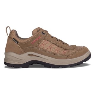 Lowa Women's Taurus Pro GTX Lo Ws-Taupe/Terracotta | Free Shipping