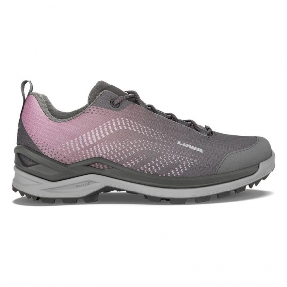 Lowa Women's Zirrox GTX Lo Ws-Anthracite/Brown Rose | Free Shipping