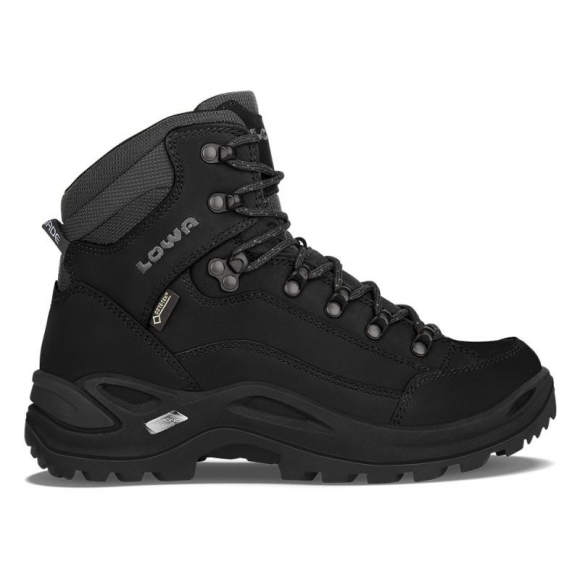 Lowa Women's Renegade GTX Mid Ws-Deep Black | Free Shipping