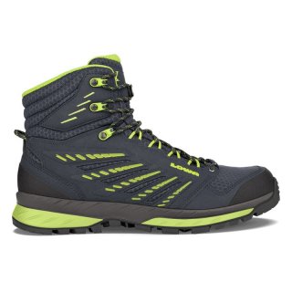 Lowa Men's Trek Evo GTX Mid-Navy/Lime | Free Shipping