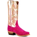 MACIE BEAN NEW ARRIVALS WOMEN'S GOLDEN HAZE WESTERN BOOTS - SNIP TOE - PINK