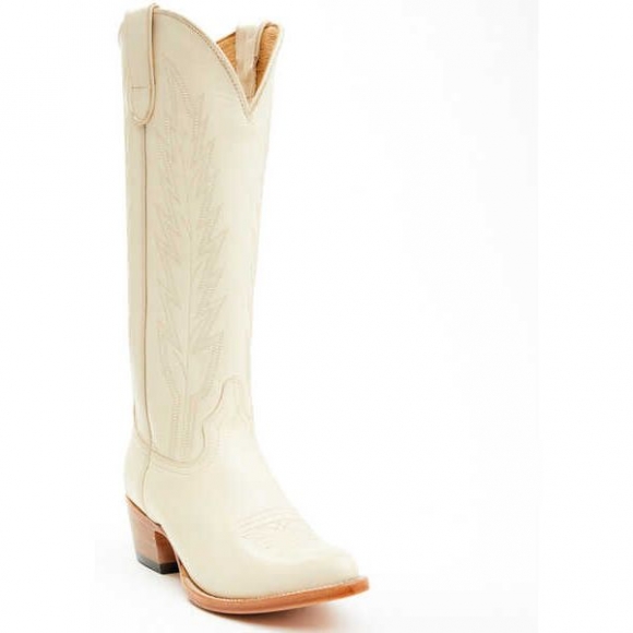 MACIE BEAN NEW ARRIVALS WOMEN'S SPACEY GRACEY WESTERN BOOTS - POINTED TOE - IVORY