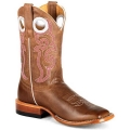 MACIE BEAN NEW ARRIVALS WOMEN'S HONEY I'M HOME WESTERN BOOTS - SQUARE TOE - HONEY