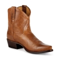 MACIE BEAN NEW ARRIVALS WOMEN'S HASHTAG NOT BASIC WESTERN FASHION BOOTIES - SNIP TOE - BROWN