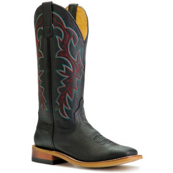 MACIE BEAN NEW ARRIVALS WOMEN'S LITTLE BLACK BOOT WESTERN BOOTS - BROAD SQUARE TOE - BLACK MACIE BEAN NEW ARRIVALS WOMEN'S LITTLE BLACK BOOT WESTERN BOOTS - BROAD SQUARE TOE - BLACK