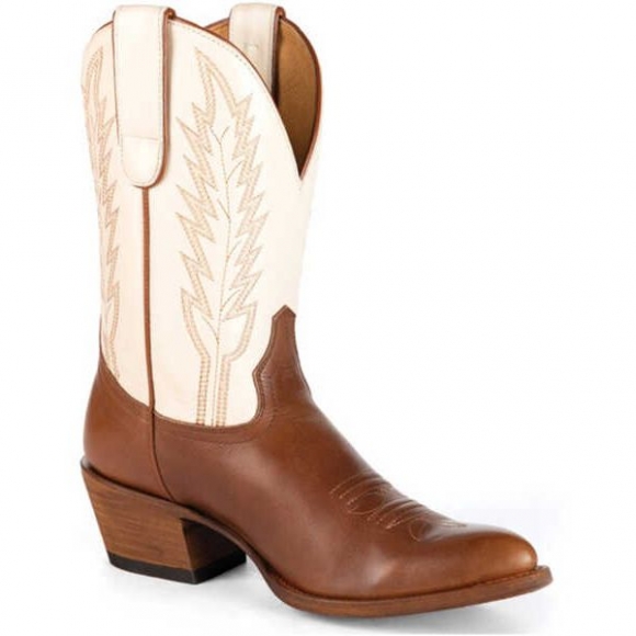 MACIE BEAN NEW ARRIVALS WOMEN'S OH MY MACIE WESTERN BOOTS - ROUND TOE - TAN
