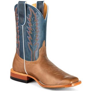 MACIE BEAN NEW ARRIVALS WOMEN'S A SQUARE DEAL WESTERN BOOTS - BROAD SQUARE TOE - PECAN