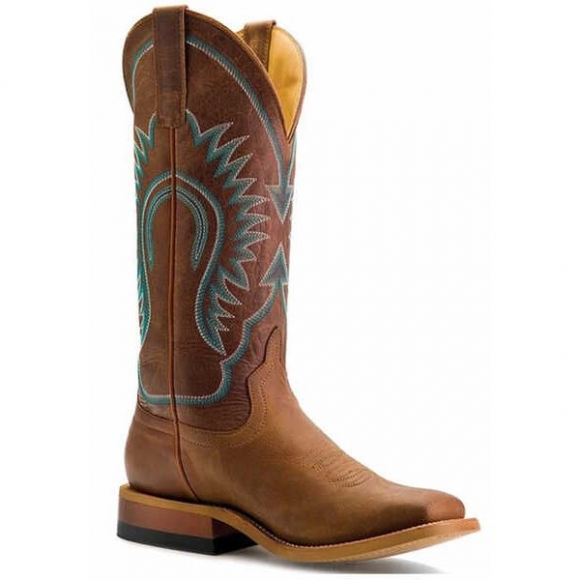 MACIE BEAN NEW ARRIVALS WOMEN'S A PERFECT TAN WESTERN BOOTS - SQUARE TOE - BROWN