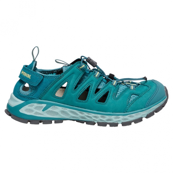 MEINDL FREE DELIVERY WOMEN'S BRINDISI - C FIT PW Trekking Sandals |Turquoise/Yellow