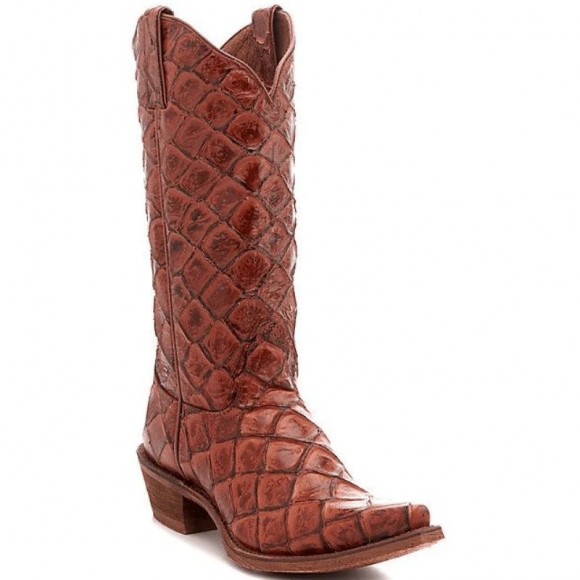 NEW ARRIVALS NOCONA WOMEN'S POSH BESSIE COGNAC EXOTIC FISH SCALE PRINT COWGIRL FASHION BOOTS NL7061-Cognac NEW ARRIVALS NOCONA WOMEN'S POSH BESSIE COGNAC EXOTIC FISH SCALE PRINT COWGIRL FASHION BOOTS NL7061-Cognac