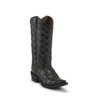 NEW ARRIVALS NOCONA WOMEN'S POSH BESSIE BLACK EXOTIC FISH SCALE PRINT FASHION BOOTS NL7060-Black NEW ARRIVALS NOCONA WOMEN'S POSH BESSIE BLACK EXOTIC FISH SCALE PRINT FASHION BOOTS NL7060-Black