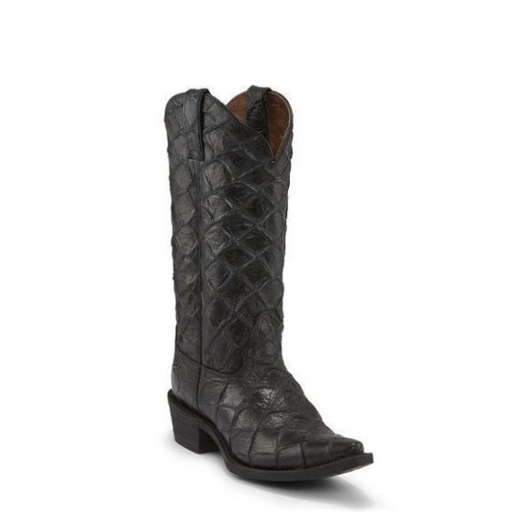 NEW ARRIVALS NOCONA WOMEN'S POSH BESSIE BLACK EXOTIC FISH SCALE PRINT FASHION BOOTS NL7060-Black NEW ARRIVALS NOCONA WOMEN'S POSH BESSIE BLACK EXOTIC FISH SCALE PRINT FASHION BOOTS NL7060-Black